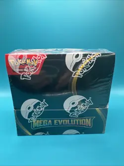 Pokemon TCG: Mega Evolution Factory Sealed Non Enhanced Booster Box In Hand - Image 1