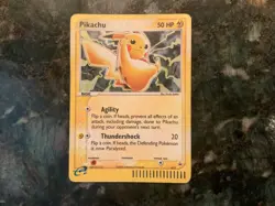 Pikachu 012 Pokemon 2003 EX Series Collector's Tin Nintendo Black Star Promo HP - Image 1