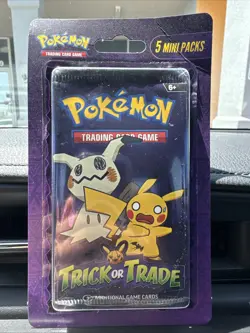 2024 Pokemon Trick Or Trade Booster Pack Blister(5 Mini Packs) - Image 1