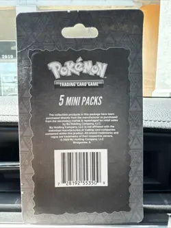 2024 Pokemon Trick Or Trade Booster Pack Blister(5 Mini Packs) - Image 2