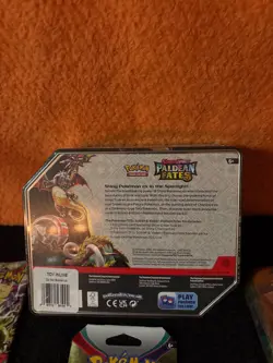 Pokemon Tcg Paldean Fates Great Tusk EX Tin New Factory Sealed+ Lot - Image 4