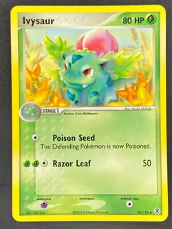 Pokemon Ivysaur 35/112 RG FireRed & LeafGreen LP/NM - Image 1