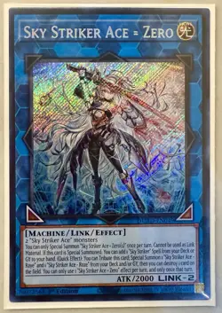Yugioh! 1x Sky Striker Ace = Zero DUAD-EN049 Secret Rare 1st Ed NM - Image 1