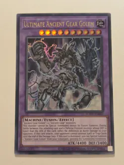 Ultimate Ancient Gear Golem LODT-EN043 Ultra Rare Yugioh Unlimited Edition Mint - Image 1