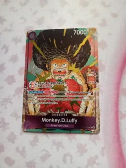 Bandai One Piece TCG Monkey D. Luffy P-080 Card Game Fest - Image 1