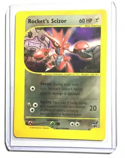 ROCKET'S Scizor - WINNER Stamped BEST OF GAME #4 Promo - Pokemon Card - WOTC NM - Image 1