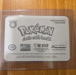 1998 Vintage Pokemon Gyarados Lenticular 3D Nintendo Promo Card PIKA-0027D - Image 2