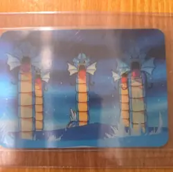 1998 Vintage Pokemon Gyarados Lenticular 3D Nintendo Promo Card PIKA-0027D - Image 3