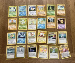 1996-1999 Pokemon Lot of 185 Cards Base Jungle Japanese Excellent Condition - Image 1