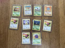 1996-1999 Pokemon Lot of 185 Cards Base Jungle Japanese Excellent Condition - Image 4