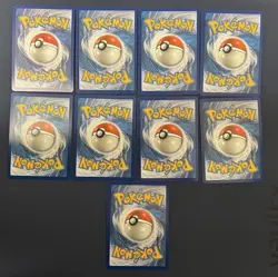 POKEMON **RAINBOW TRAINER** (9) CARD LOT - Image 2