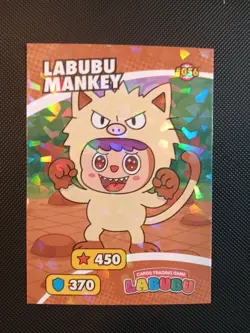 Labubu Mankey Pokemon Labubu Cards Trading Game Card Peru US Seller MINT - Image 1
