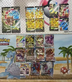 Pokemon Card Full Art Alt Art Fire Rayquaza Celebi Pikachu - Image 1