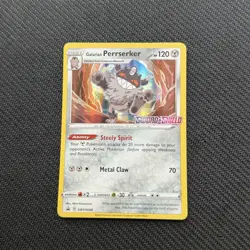 Galarian Perrserker - (Prerelease) SWSH008 SWSH: Sword & Shield Promo Cards Holo - Image 1