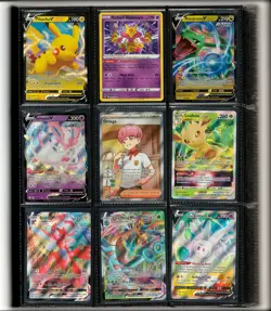Lot of (396) Assorted English Pokemon Cards in Binder w/ Umbreon Pikachu Mew - Image 2