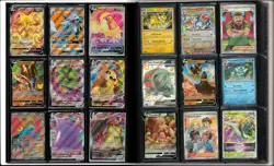 Lot of (396) Assorted English Pokemon Cards in Binder w/ Umbreon Pikachu Mew - Image 4
