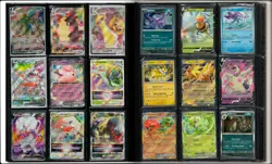 Lot of (396) Assorted English Pokemon Cards in Binder w/ Umbreon Pikachu Mew - Image 5