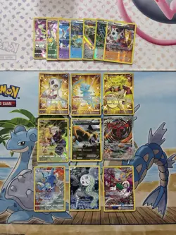Pokemon Card Full Art Alt Art Fire Mew Dragonite Pikachu - Image 1