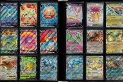 Lot of (360) Assorted English Pokemon Cards in Binder w/ Pikachu Gyarados Mew - Image 1