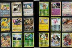 Lot of (360) Assorted English Pokemon Cards in Binder w/ Pikachu Gyarados Mew - Image 4
