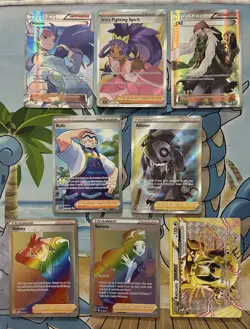 Pokemon Card Full Art Alt Art Fire Winona Iris Serena - Image 1