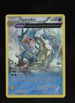 Pokemon Gyarados TGC Full Art Holo Card 21/98 XY Ancient Origins 2015 - Image 1