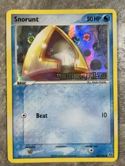 Snorunt 64/106 STAMPED Ex Emerald Pokemon TCG Reverse Holo Card (Light Play) LP - Image 1