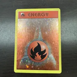 Pokemon Card - Fire Energy (WotC 2002 Energize League Promo) Reverse Holo - Image 1