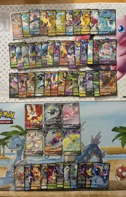 Pokemon Card Full Art Alt Art Fire Calyrex Mew Giratina Greninja 56 Cards - Image 1