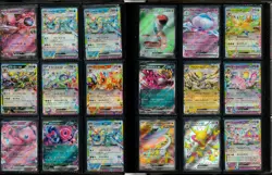 Lot of (360) Assorted Japanese Pokemon Cards in Binder w/ Charizard Mewtwo ++ - Image 1