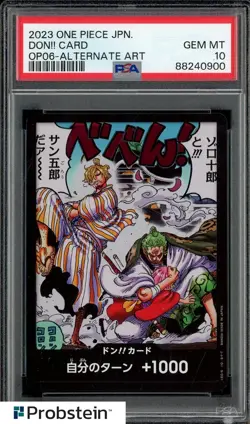 2023 One Piece JPN OP06-Alternate Art Don!! Card PSA 10 GEM MINT - Image 1