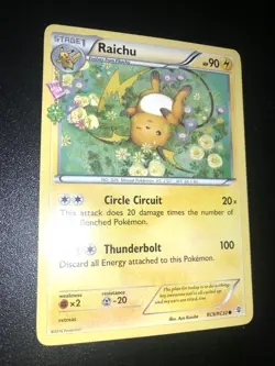 Raichu RC9/RC32 XY Generations Radiant Collection Pokemon Card - Image 1
