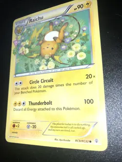 Raichu RC9/RC32 XY Generations Radiant Collection Pokemon Card - Image 4