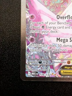 Mega Gardevoir EX 178/132 Mega Evolution Special Illustration Rare Pokemon Card - Image 4