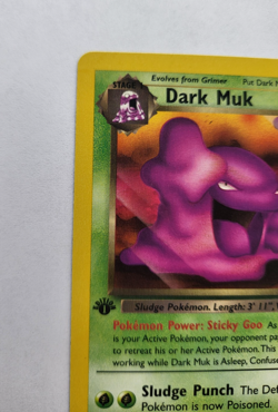 Dark Muk 41/82 Uncommon- 1st Edition Team Rocket Vintage Pokemon Card - NM - Image 3