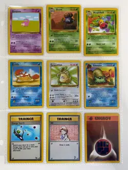 Pokemon Card Binder Collection - Vintage Card Lot | 1999-2000 WOTC Rare/Uncommon - Image 1