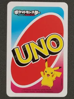 Mewtwo BLUE #9 Pokemon Mattel Japanese UNO Card NM/MINT - Image 2
