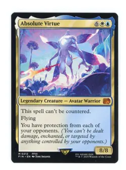 Absolute Virtue M 0212 Regular Final Fantasy Magic the Gathering MTG Card Eng - Image 1