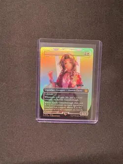MTG: Aerith Gainsborough (Borderless 374) (FOIL) - NM - FINAL FANTASY - Image 2