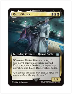 1x Rufus Shinra, Extended Art, Final Fantasy, Magic MTG NM - Image 1