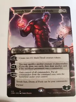 Tevesh Szat, Doom of Fools (Borderless) Commander Legends Regular - Image 1