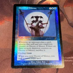 Decree Of Silence X1 Mtg Invasion Lp Foil - Image 1