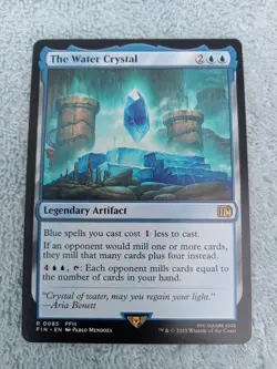 The Water Crystal - MTG - Final Fantasy #85 - Rare MINT PACK FRESH - Image 1