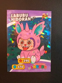 Labubu Nidoran F Pokemon Labubu Cards Trading Game Card Peru US Seller MINT - Image 1