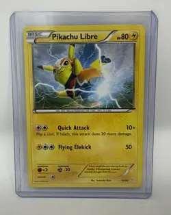 Pokemon TCG Pikachu Libre #14 XY Trainer Kit 2016 HP 14/30 - Image 1
