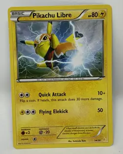 Pokemon TCG Pikachu Libre #14 XY Trainer Kit 2016 HP 14/30 - Image 2