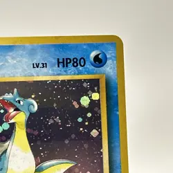 1997 Pokemon Mystery of the Fossils (JP) Lapras Rare Holo #131 - Image 2