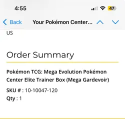 Pokemon TCG Mega Evolution Pokemon Center Elite Trainer Box Gardevoir FAST SHIP! - Image 2