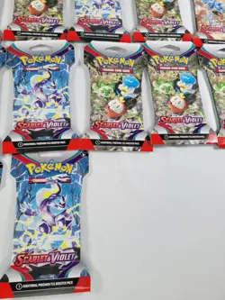 Lot of 25 Pokemon TCG Scarlet & Violet Base Set Sleeved Booster Packs - New - Image 5