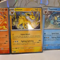 3 x Promos From Prismatic Evolutions Poster Collection. flareon vaporeon jolteon - Image 3